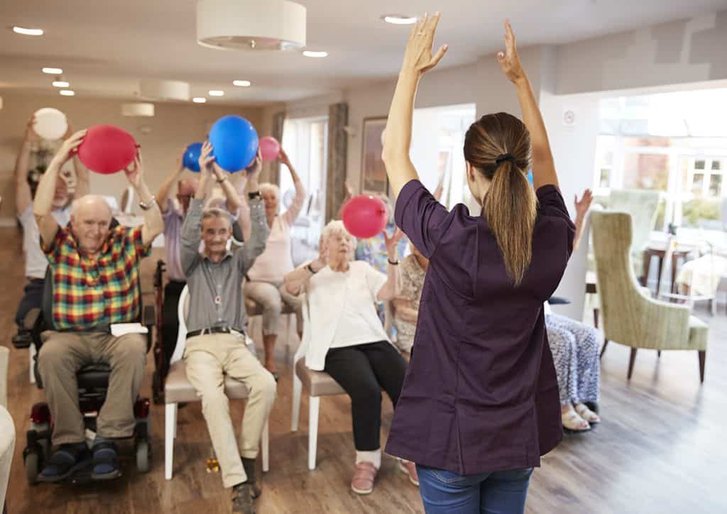 CareDocs Blog Care Activities How to Improve Exercise and Activity in Care Homes Group Class